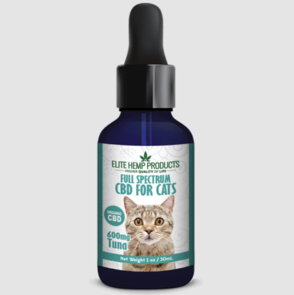 Cat CBD Tincture, 600mg, Stress Relief, Wellness, Flavorful, Feline Health